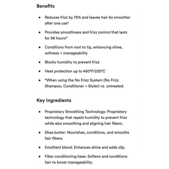 Living Proof No Frizz Smooth Styling Cream Conditioning NEW 2.0 fl oz - Picture 5 of 5